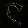 NL_21 base metal copper garnet pearls florite heart pearls sapphire topaz quartz glass  moonstone labradorite $125