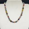2_ Multicolored Venetian glass short necklace  $65 