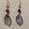 34_Fluorite amethyst rose gold filled wires and findings $45
