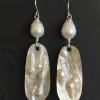 36_Large pearls and mother of pearl Sterling silver 4" $125