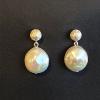 41_Pearls and sterling silver - (posts) 1.5" $45