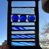 06_ "Layer Effect Series 3" featuring original Spectrum blue baroque glass and architectural glass 5 x 3.5" $65