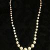 24_Vintage white glass beads and seed beads $45