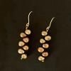 70_Brown pearls, 22K gold vermeil wire, 14K gold-filled earwire. 1.25  $40