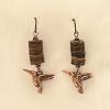 88_Copper hummingbirds, heist shell  1.5" $40