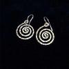 07_flat silver curlycues, sterling silver ear wire, 1"
$30