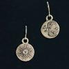 36_Silver plated Moon Sun (reversable) Sterling silver, 1"